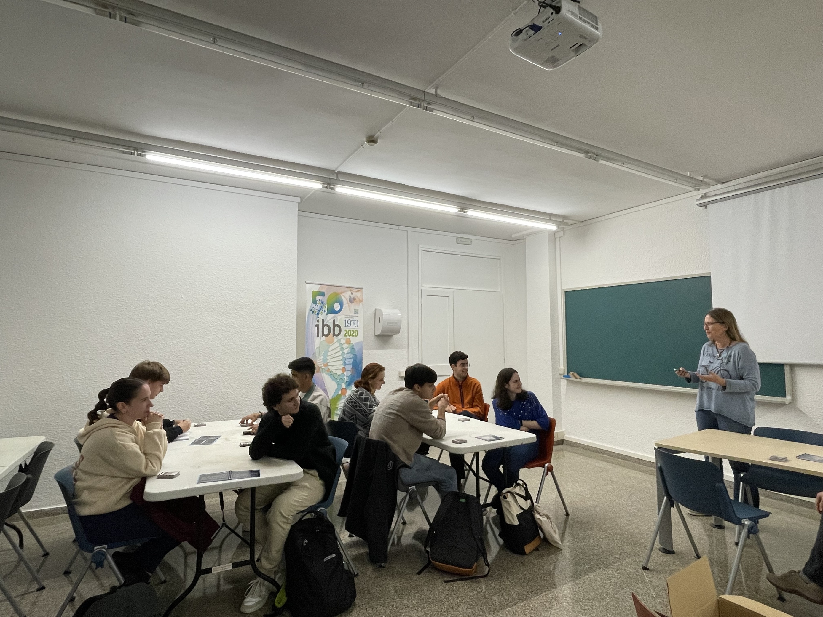 fotografia de la sessió de adaptat de la setmana de la ciència 